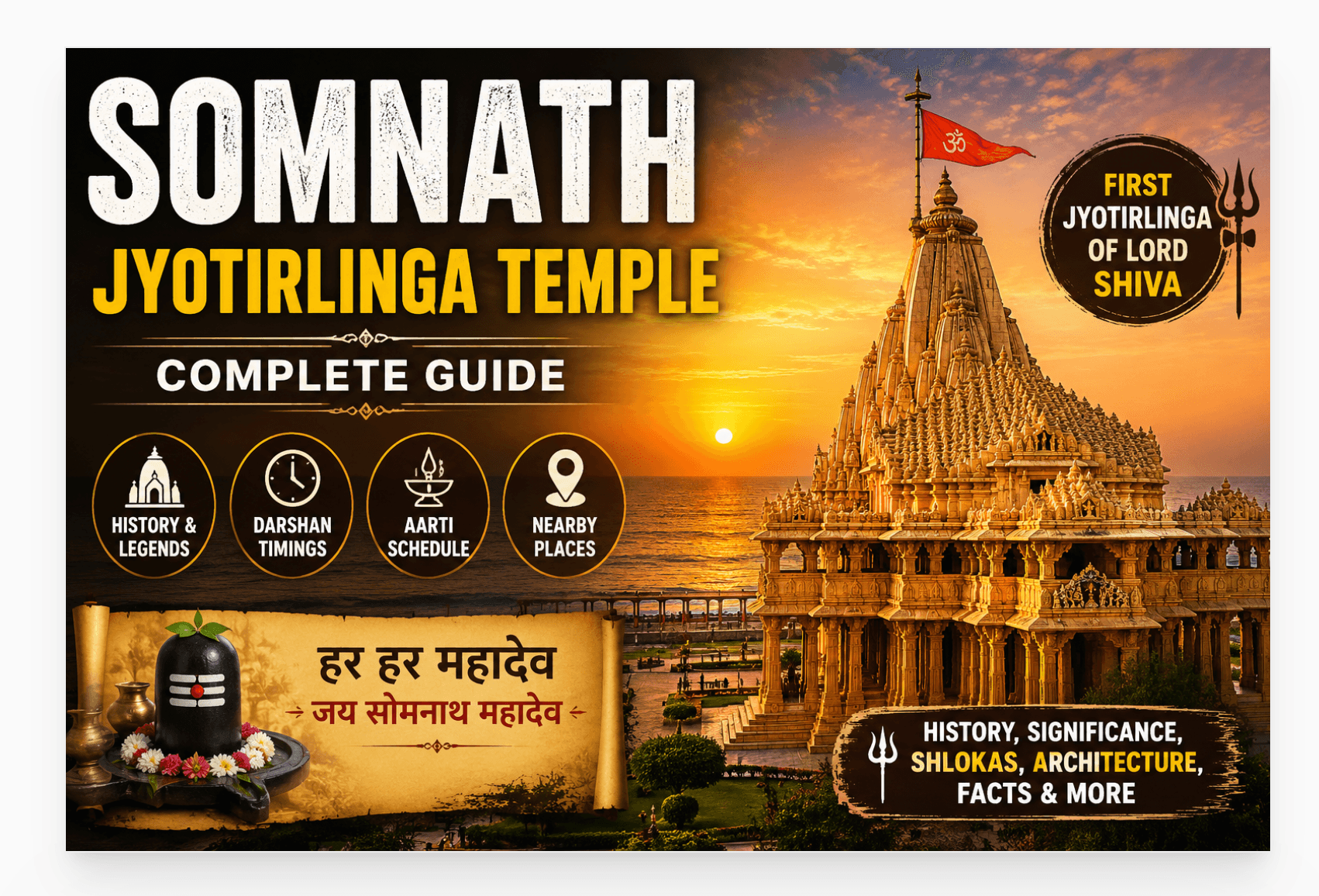 Somnath Jyotirlinga – The Eternal Symbol of Faith