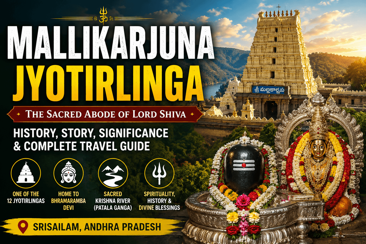 Mallikarjuna Jyotirlinga: Complete History, Story, Significance & Travel Guide